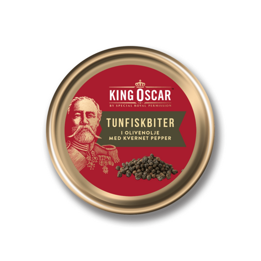 King Oscar - Tunfisk i olivenolje med kvernet pepper